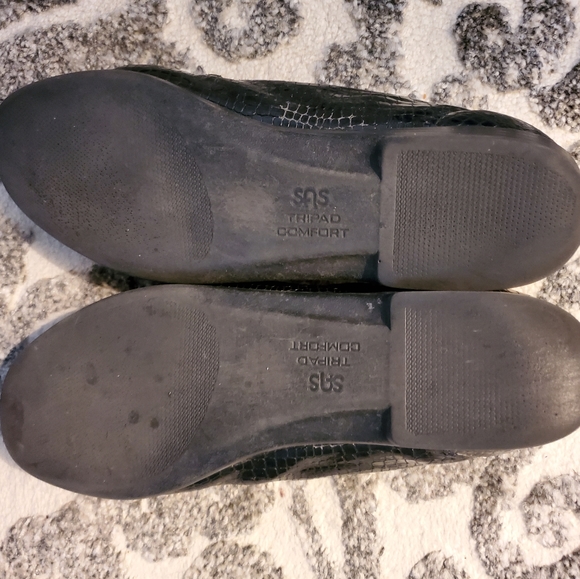 SAS Tripad Comfort Black Croc Moc Loafers 9.5M - Picture 4 of 4
